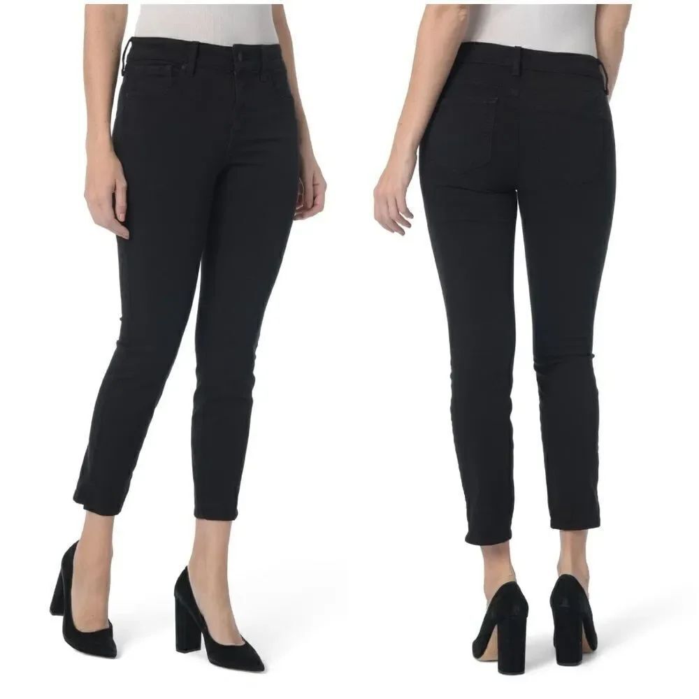 NYDJ Ami Stretch Ankle Skinny Jeans sz 14 in black